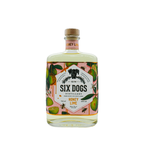 Six Dogs Honey & Lime 70cl