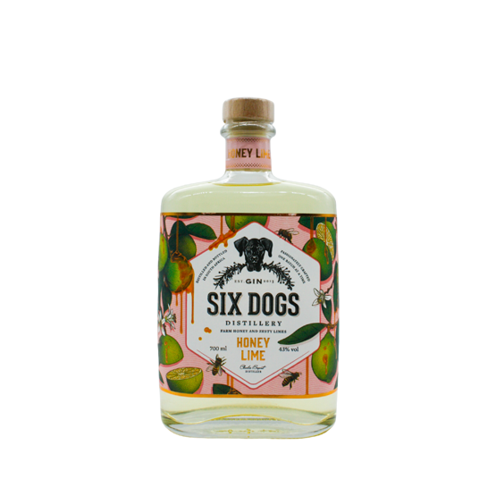 Six Dogs Honey & Lime 70cl